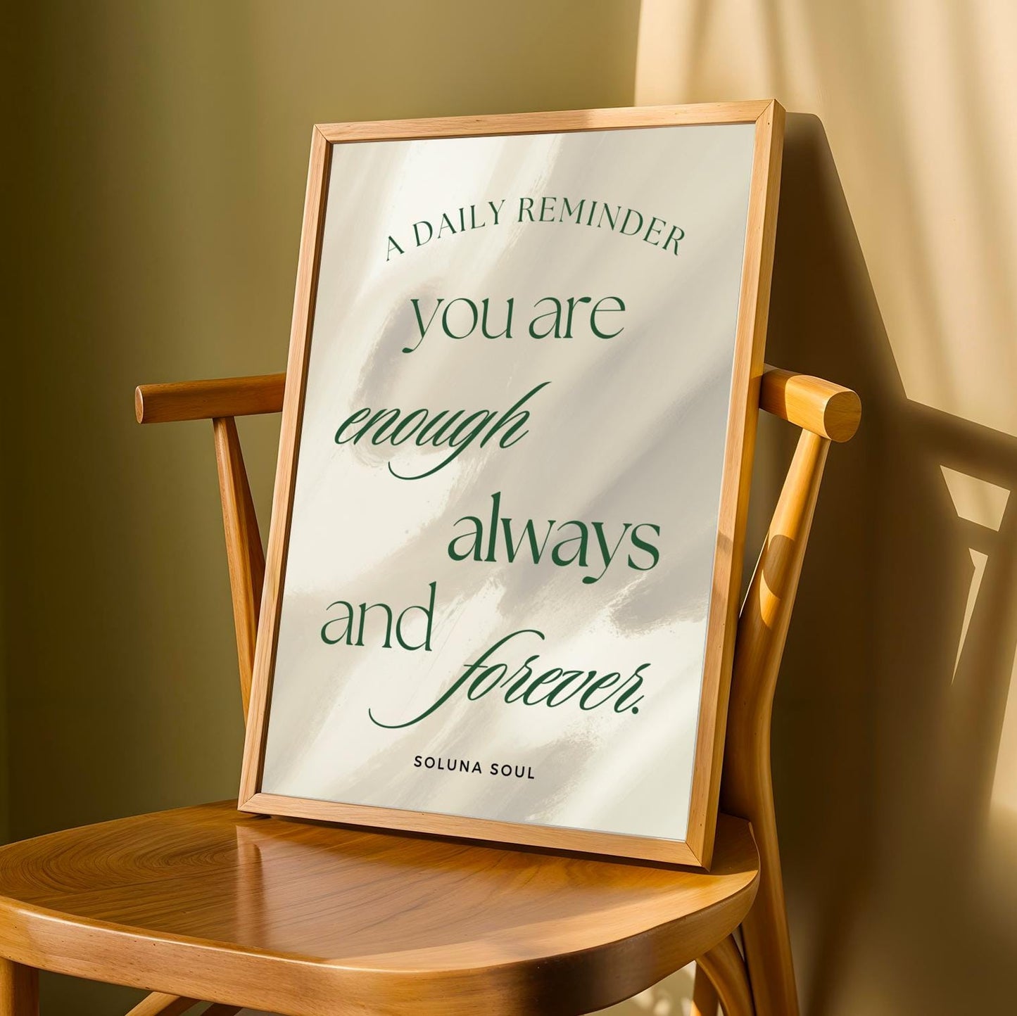 "Affirmation Series"  Motivational Wall Art Print