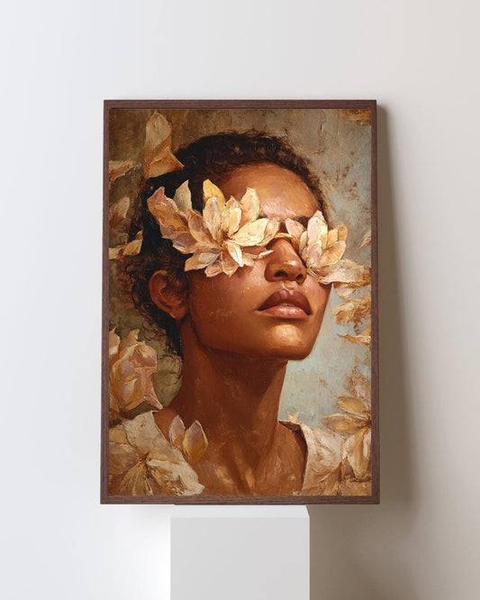 African Beauty Wall Art Print