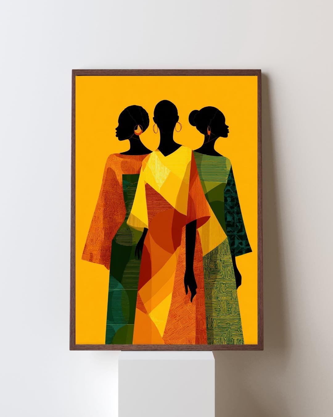 African Beauty Wall Art Print