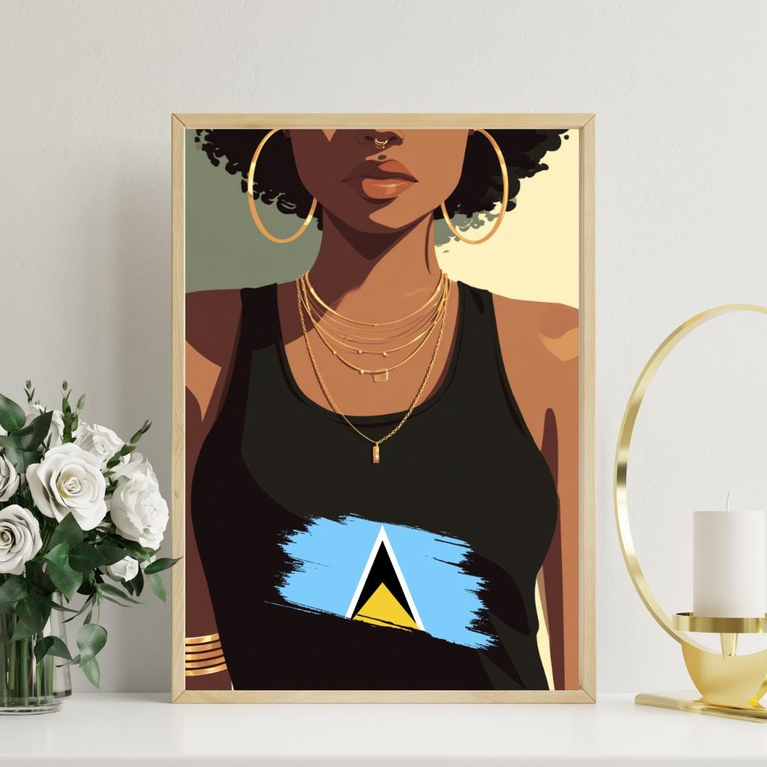 Caribbean Countries Wall Art Print