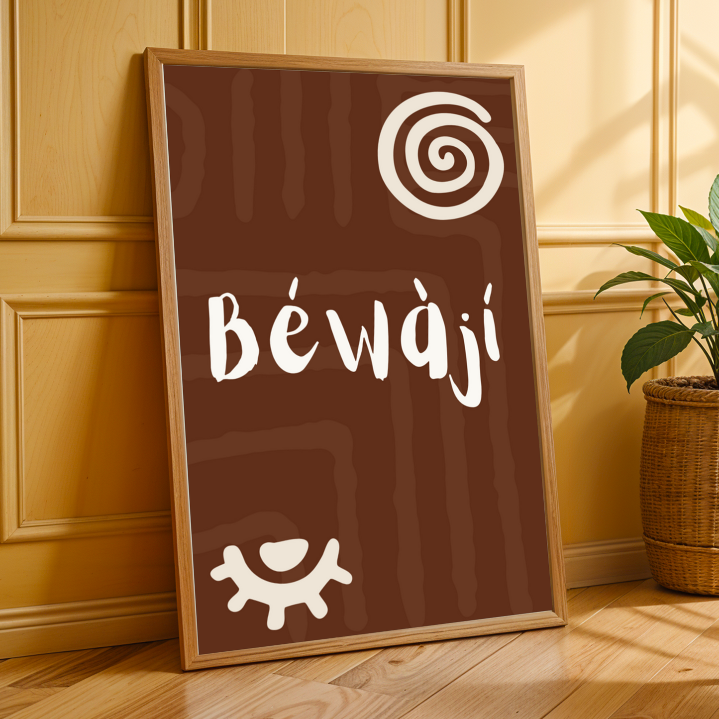 Yoruba Elegance: 3-Piece Afrocentric Wall Art Print