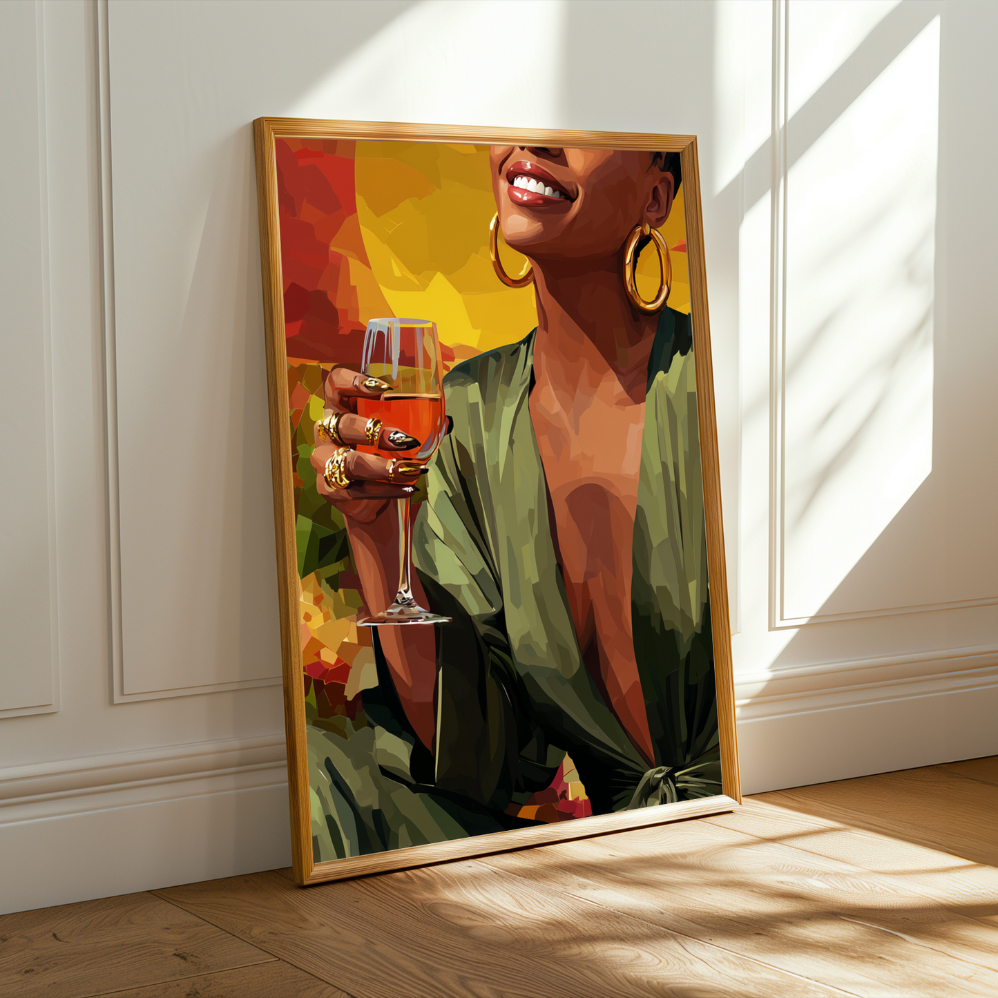 Bold Statement - Modern Afrocentric Wall Art Print Soluna Soul