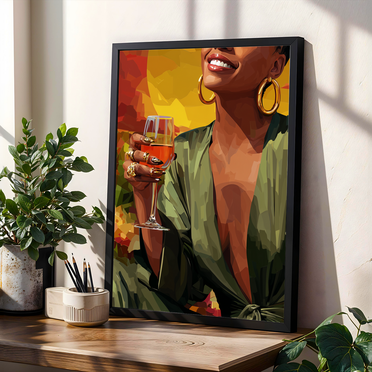 Bold Statement -  Modern Afrocentric Wall Art Print