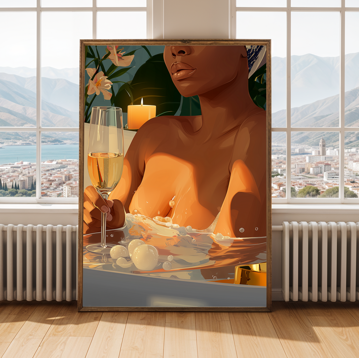 Luxe Moments - Elegant Woman Wall Art Print Soluna Soul