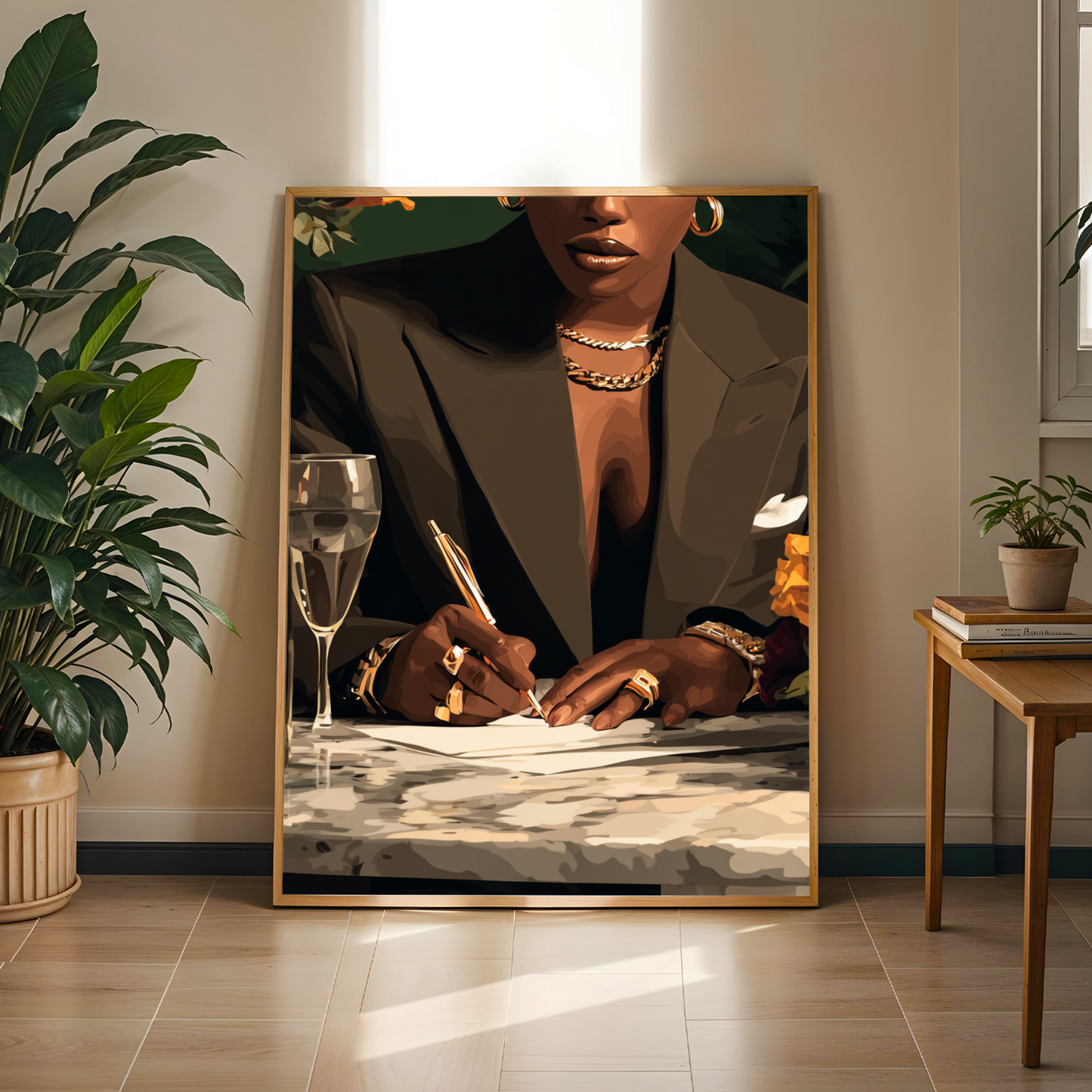 Signing, Sealed, Delivered Close Up Wall Art Print