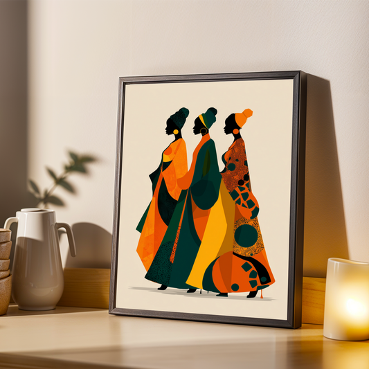 African Beauty Wall Art Print Soluna Soul