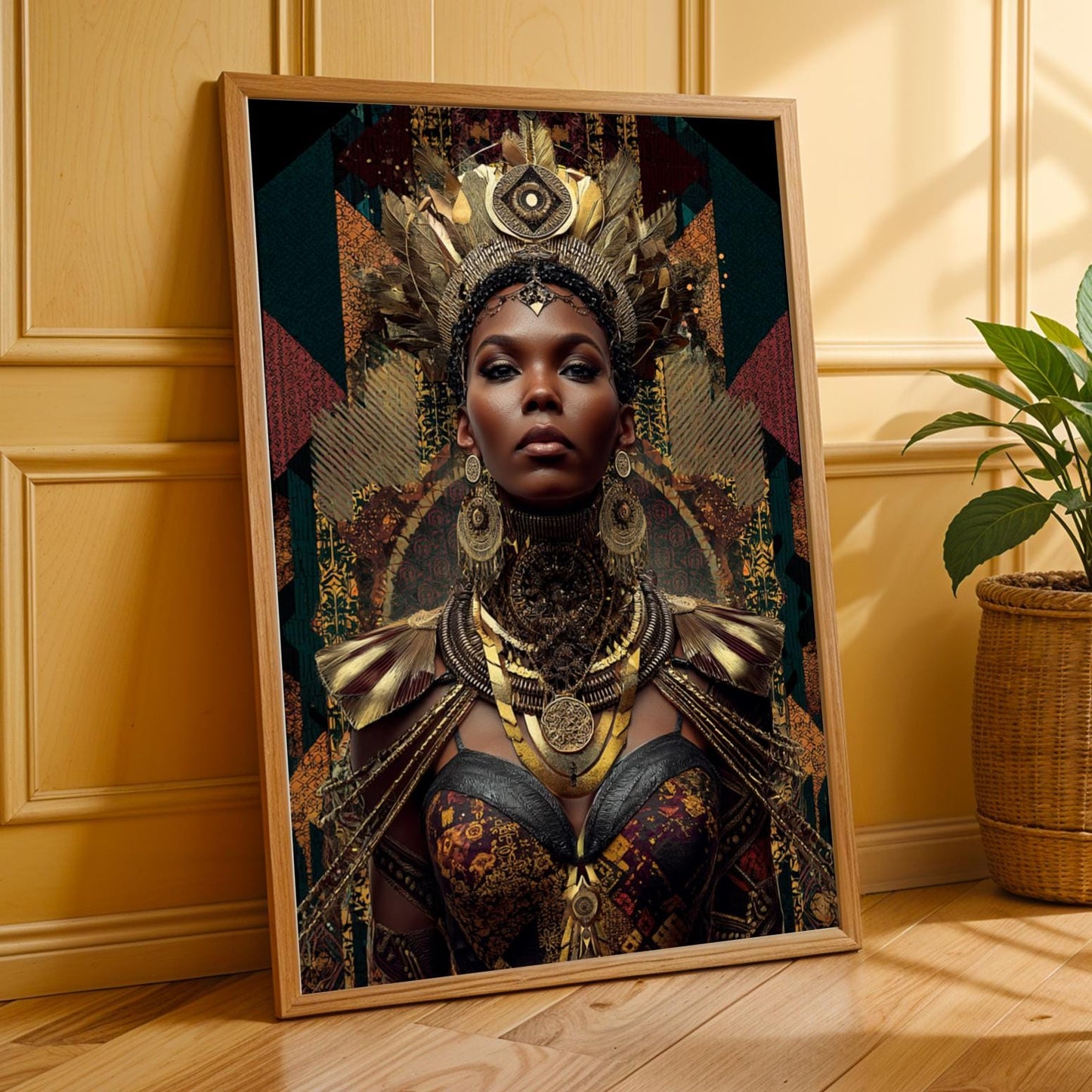 Regal Figure Art Wall Art Print