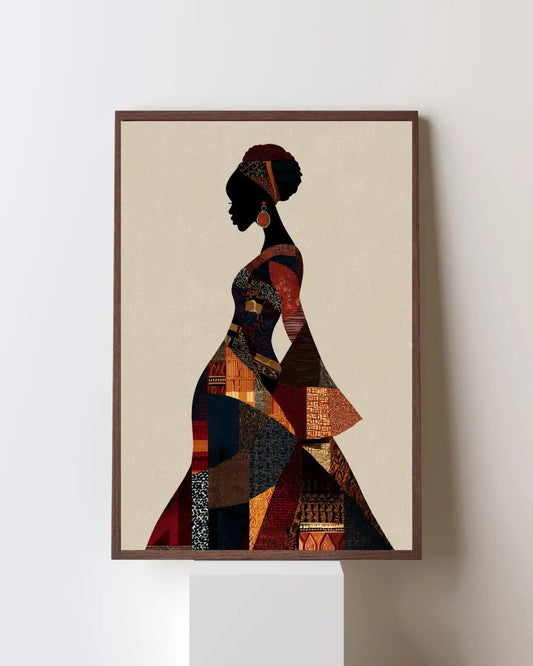 African Beauty Wall Art Print Soluna Soul