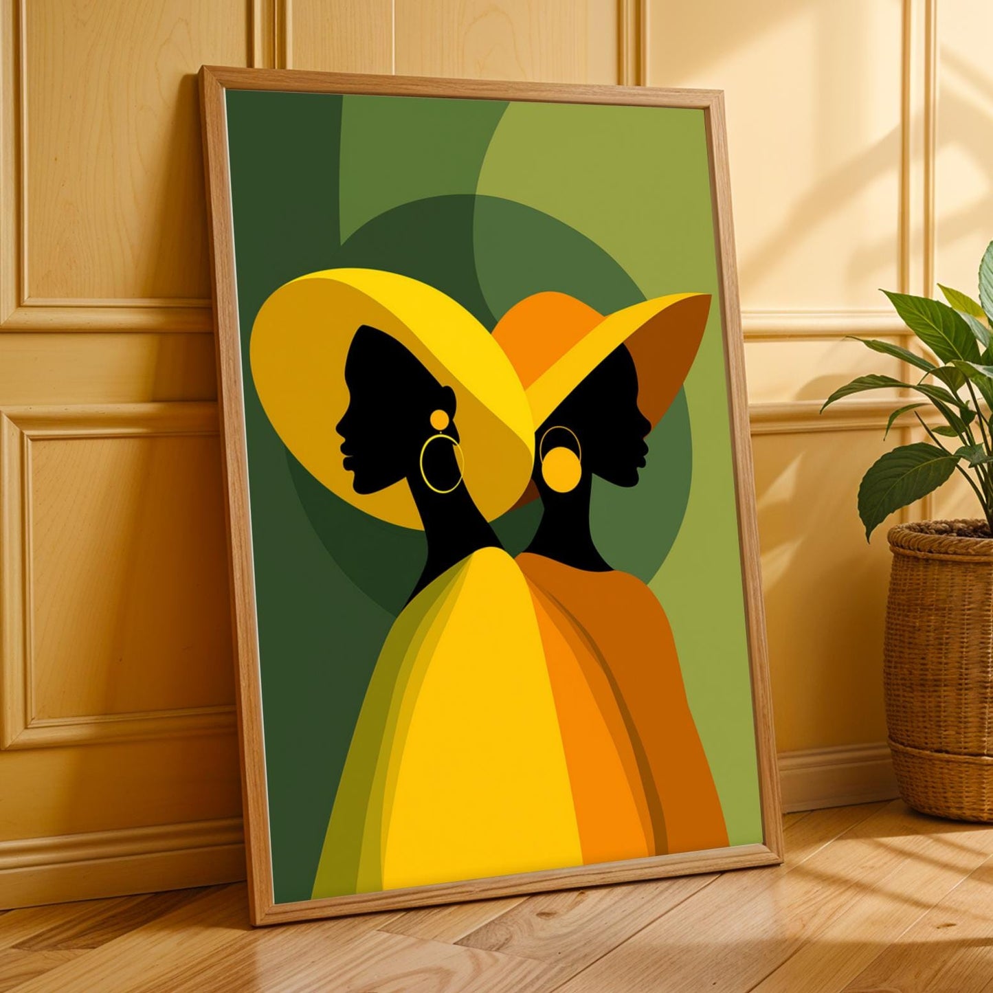 African Beauty Wall Art Print