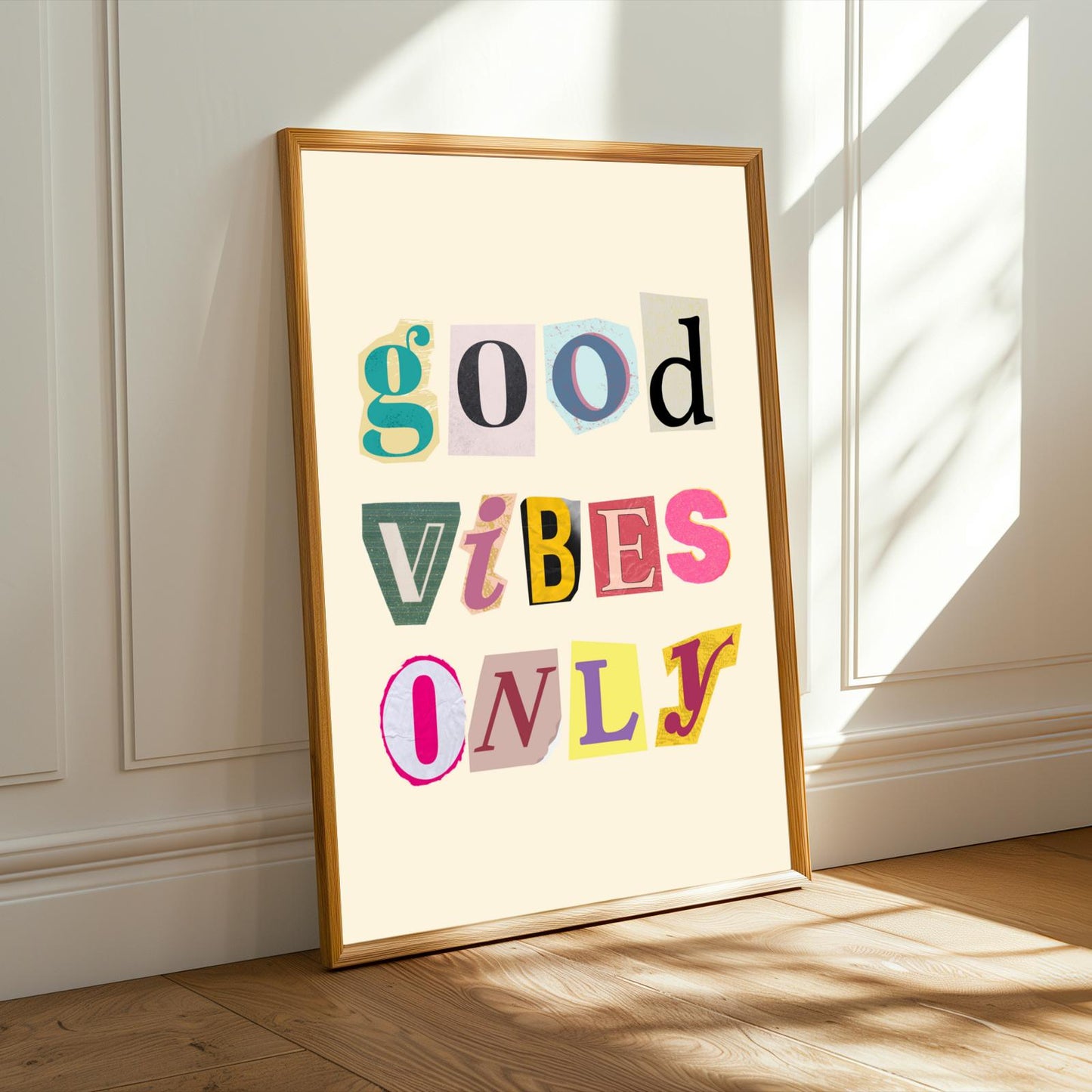 Good Vibes Only Wall Art Print