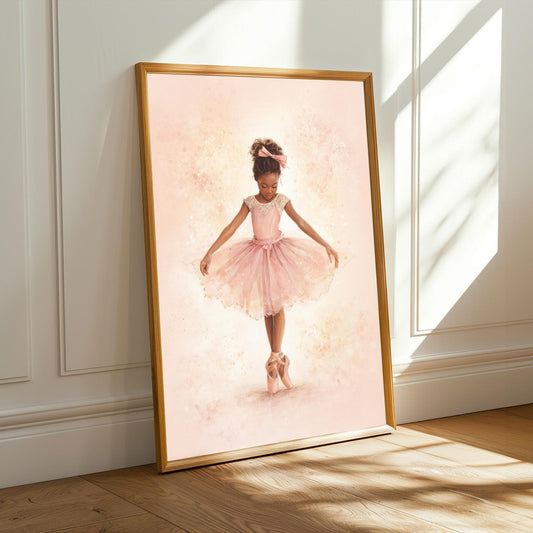 Young Ballerina Wall Art Print