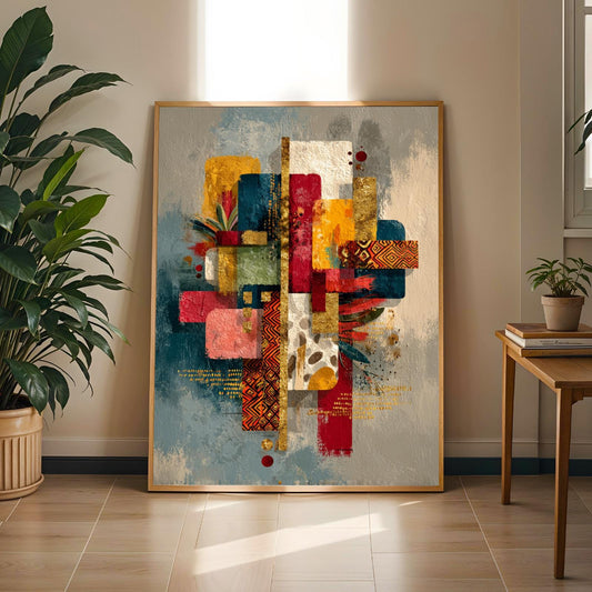 Abstract Wall Art Print Soluna Soul