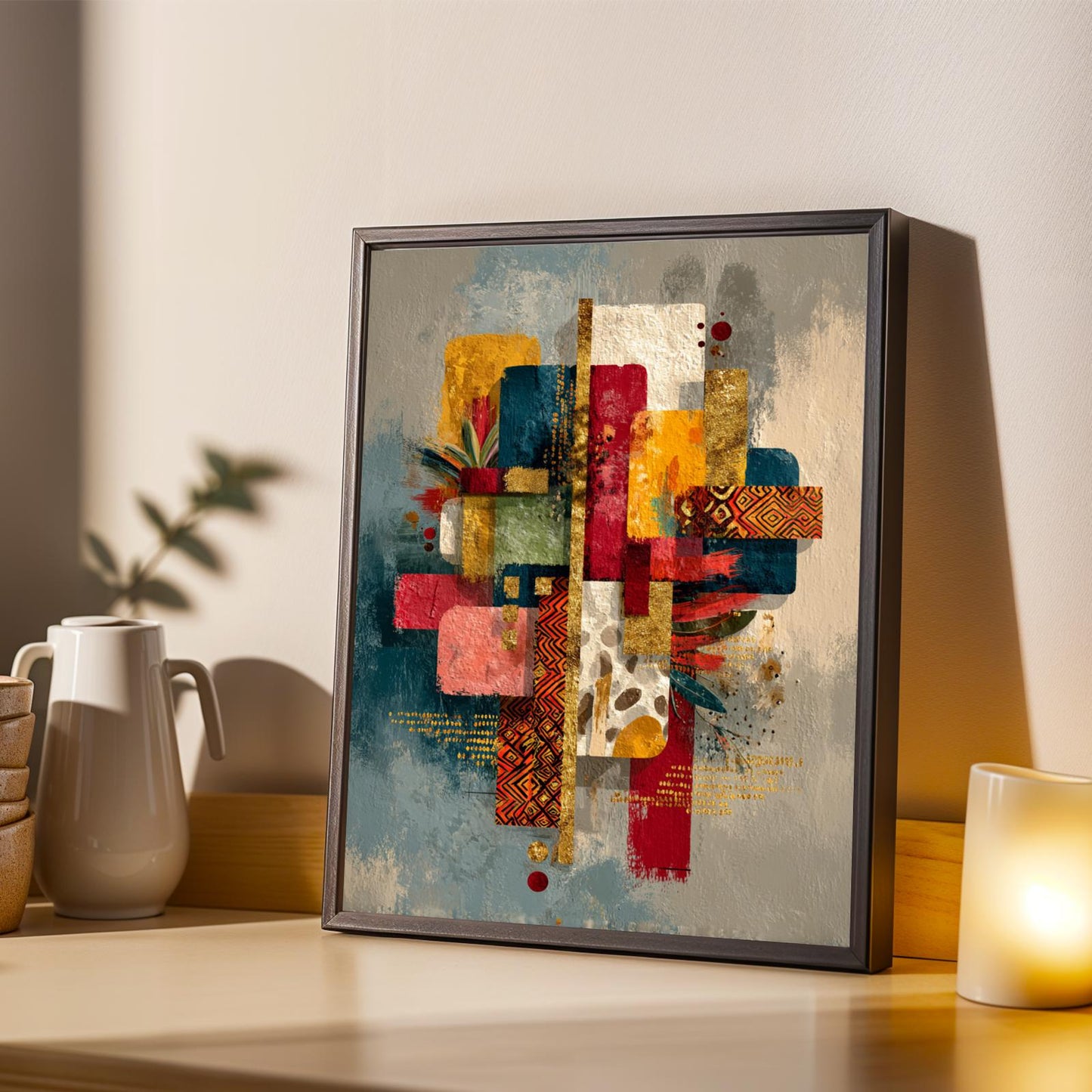 Abstract Wall Art Print Soluna Soul