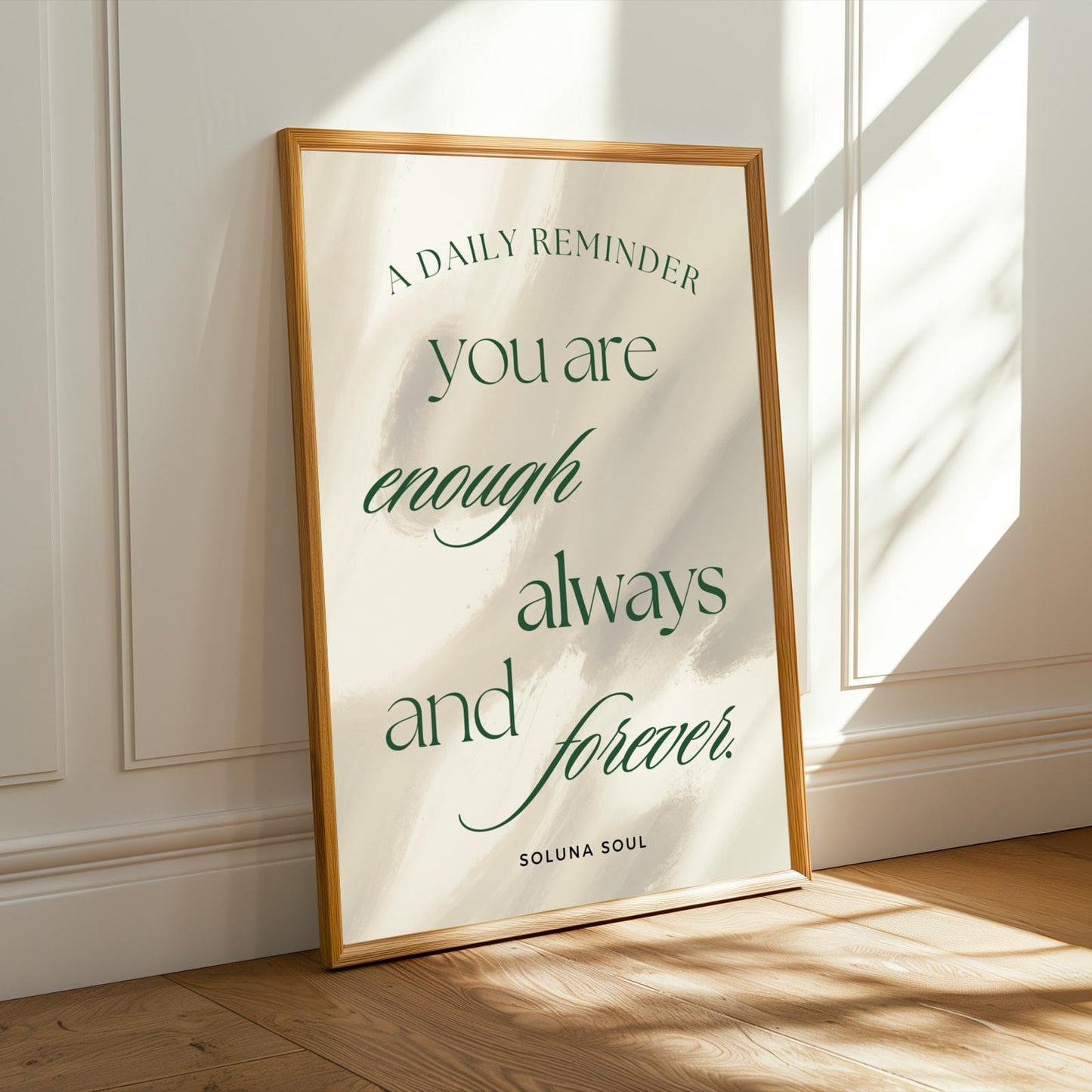 "Affirmation Series"  Motivational Wall Art Print