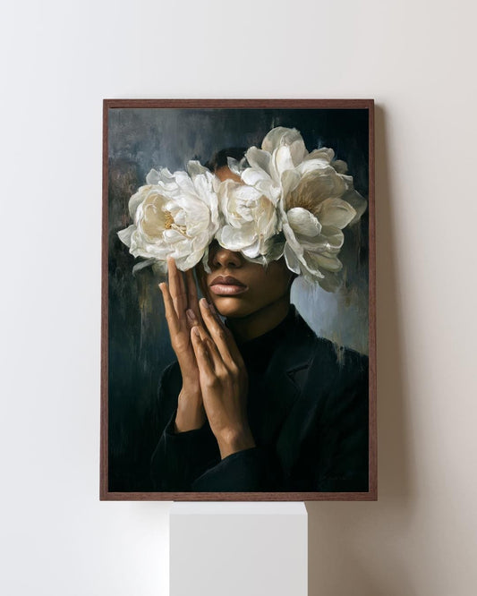 African Beauty Wall Art Print