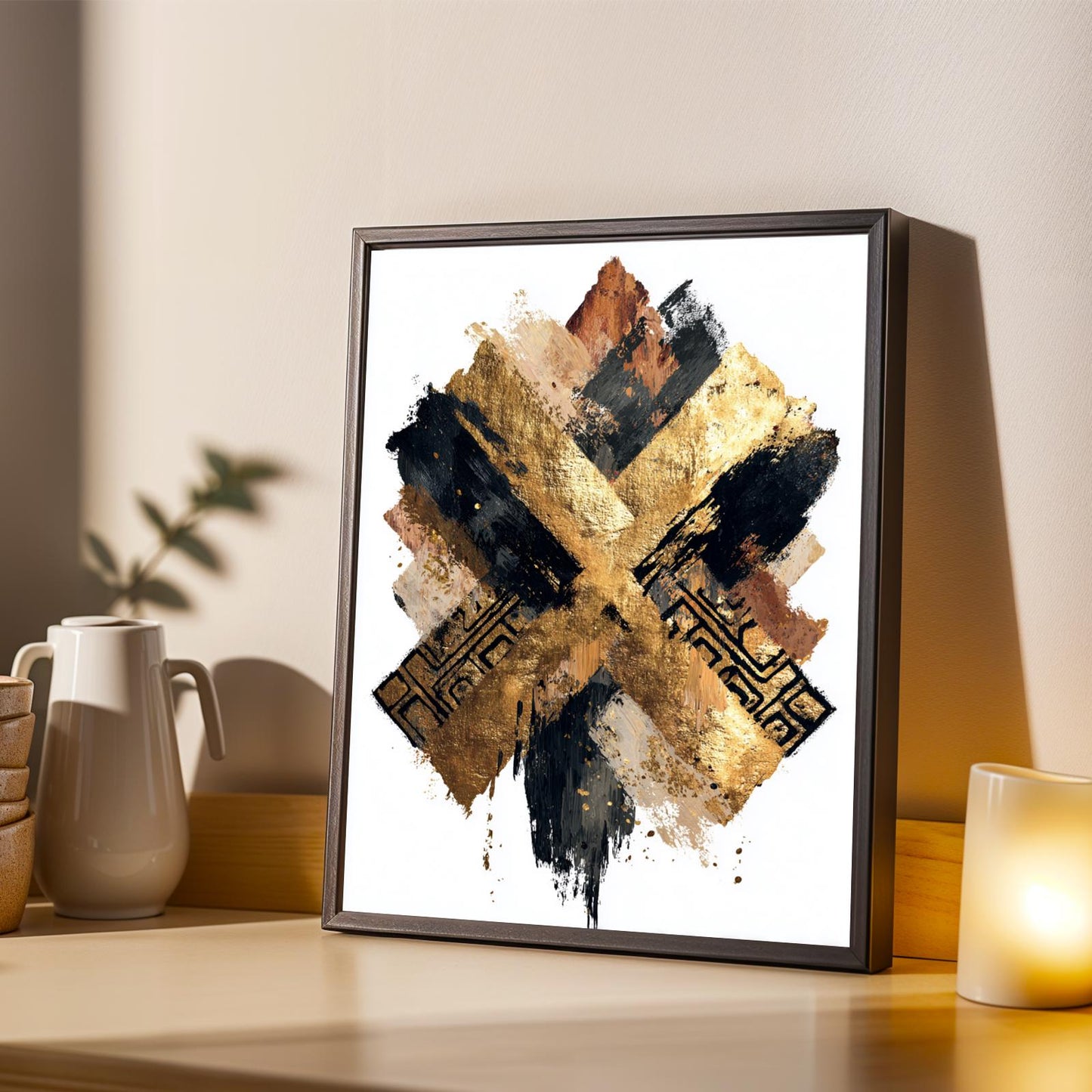 Abstract Wall Art Print Soluna Soul