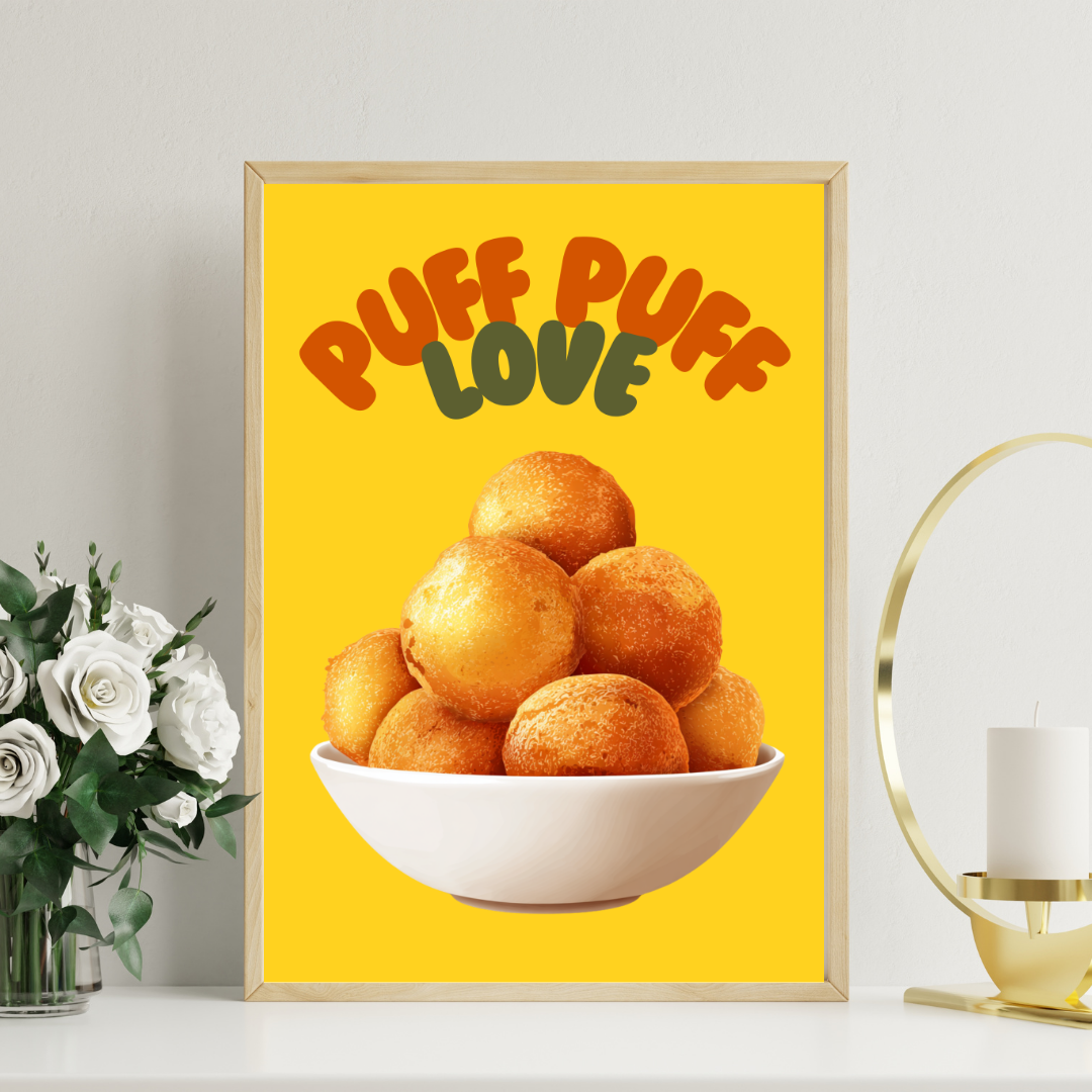 Puff Puff Love Wall Art Print