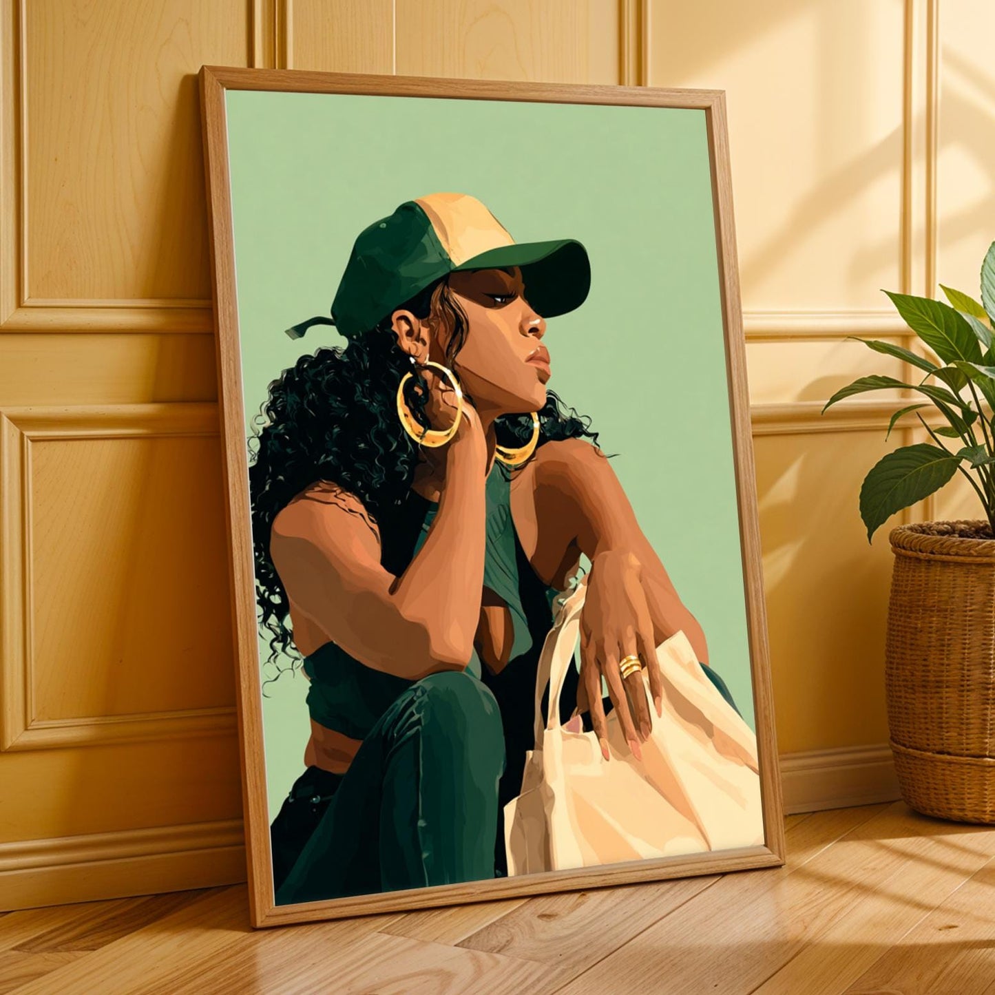 Chic Portrait Wall Art Print