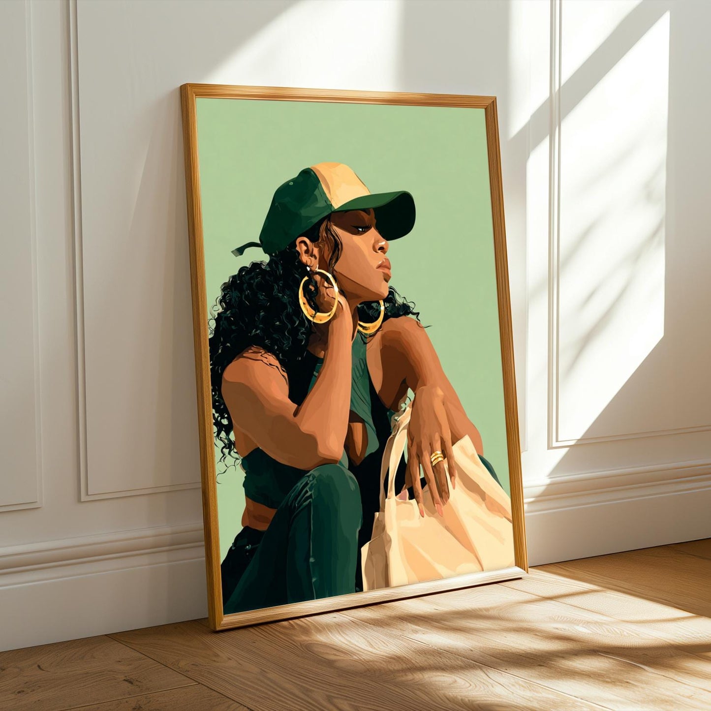 Chic Portrait Wall Art Print