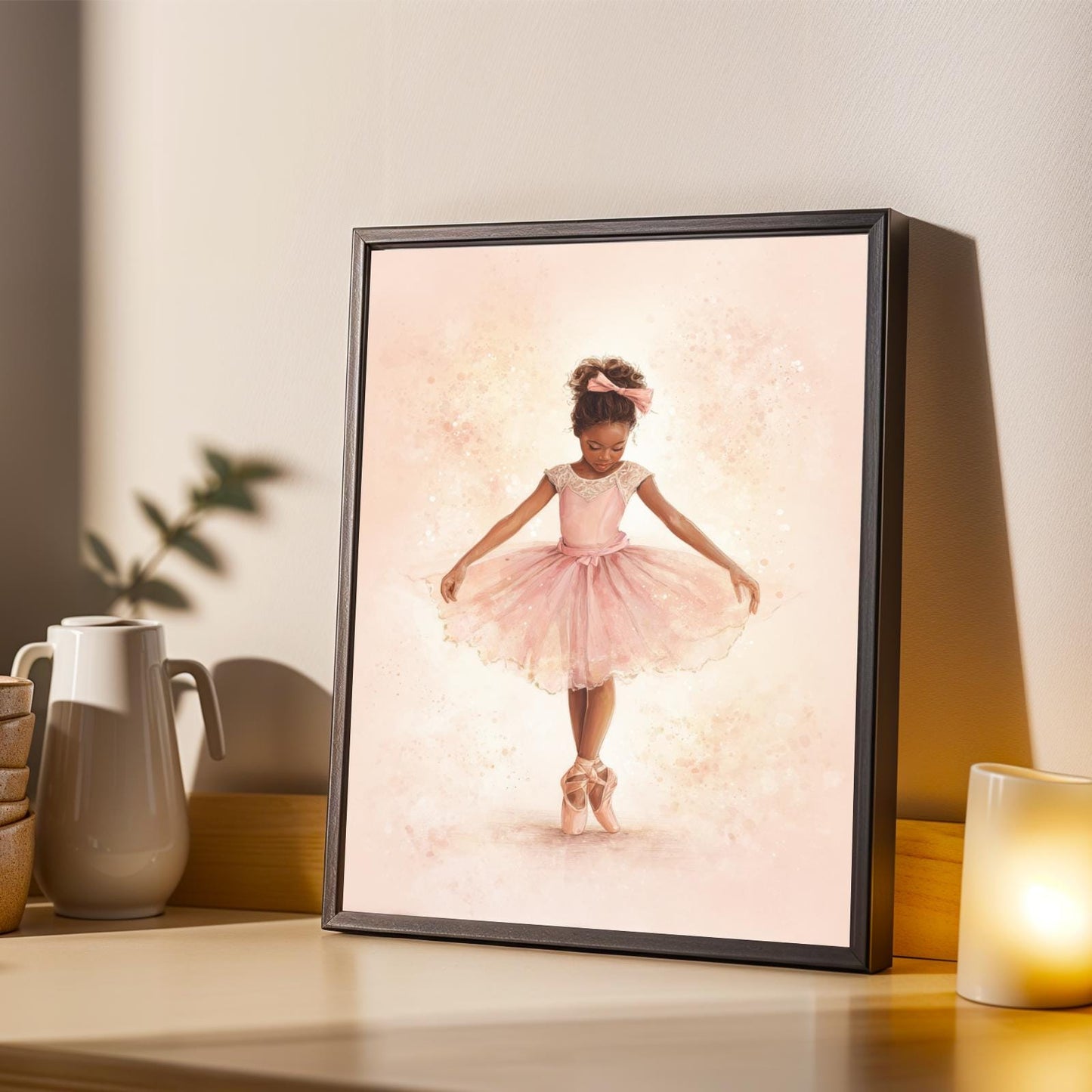 Young Ballerina Wall Art Print Soluna Soul