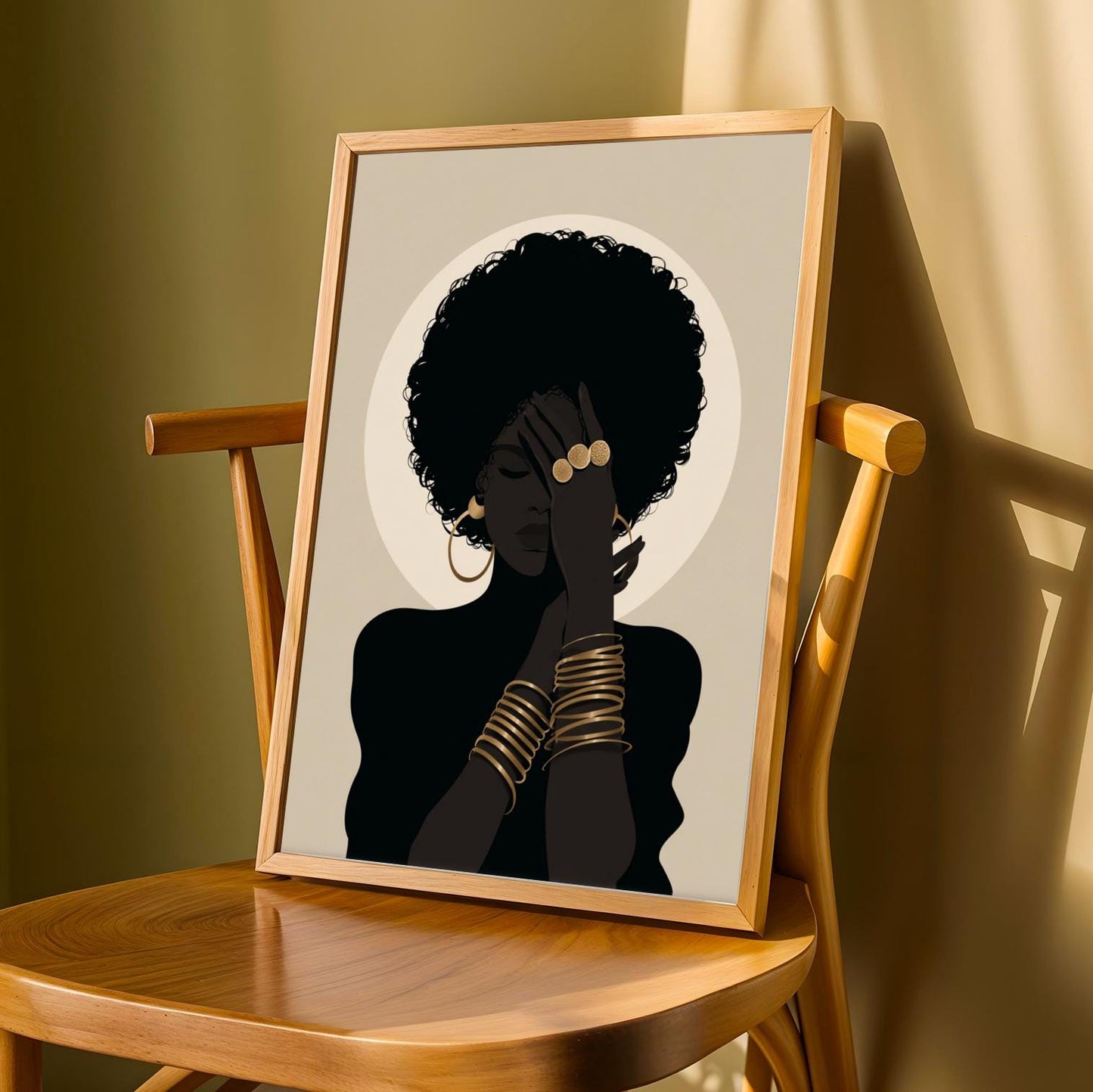 Grace Defined - Elegant Woman Wall Art Print