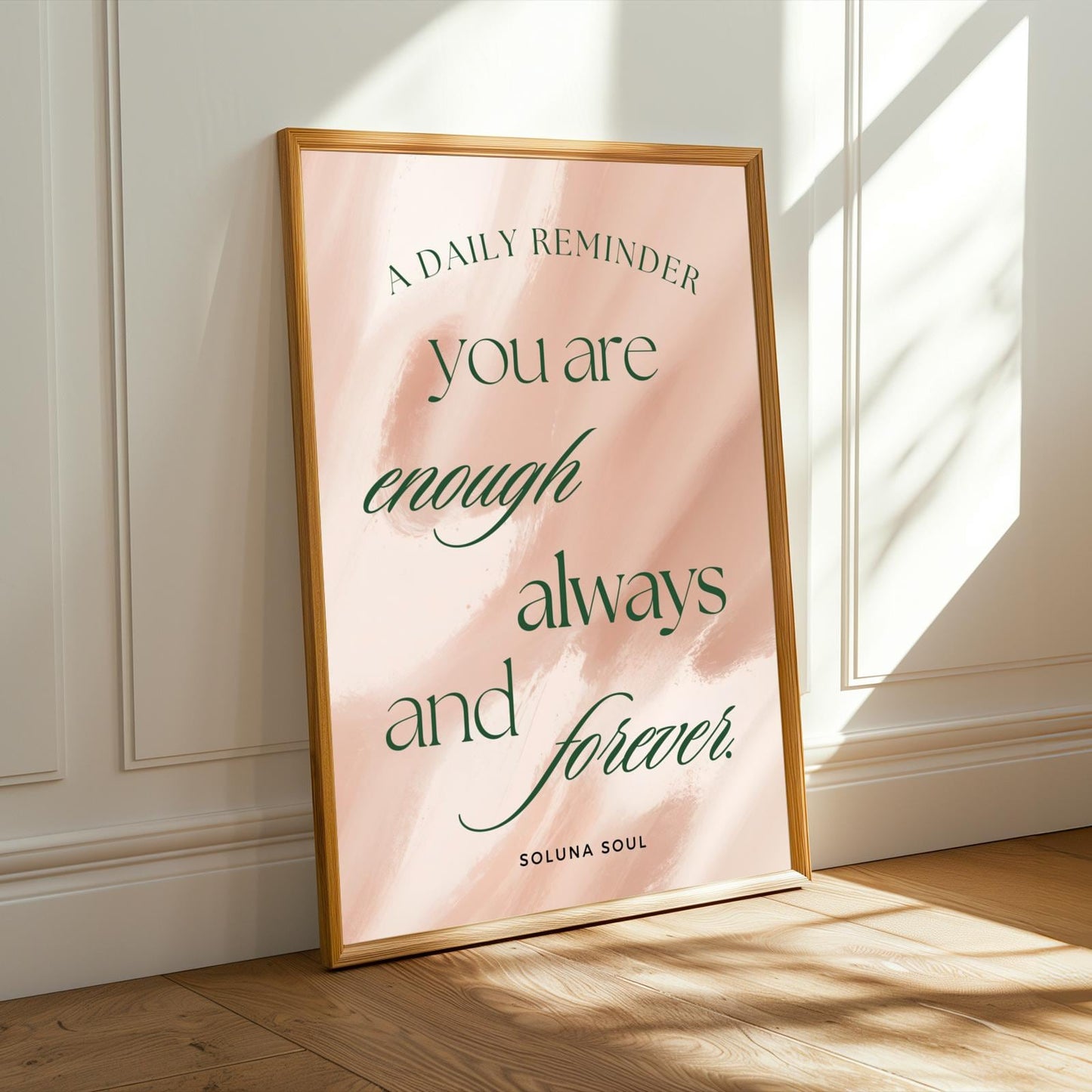 "Affirmation Series"  Motivational Wall Art Print