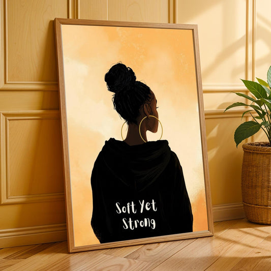 Black Girl Statements Wall Art Print Soluna Soul