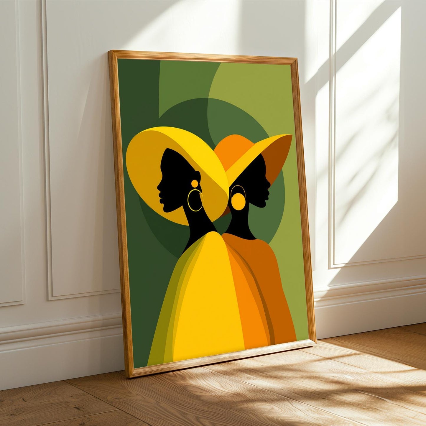 African Beauty Wall Art Print