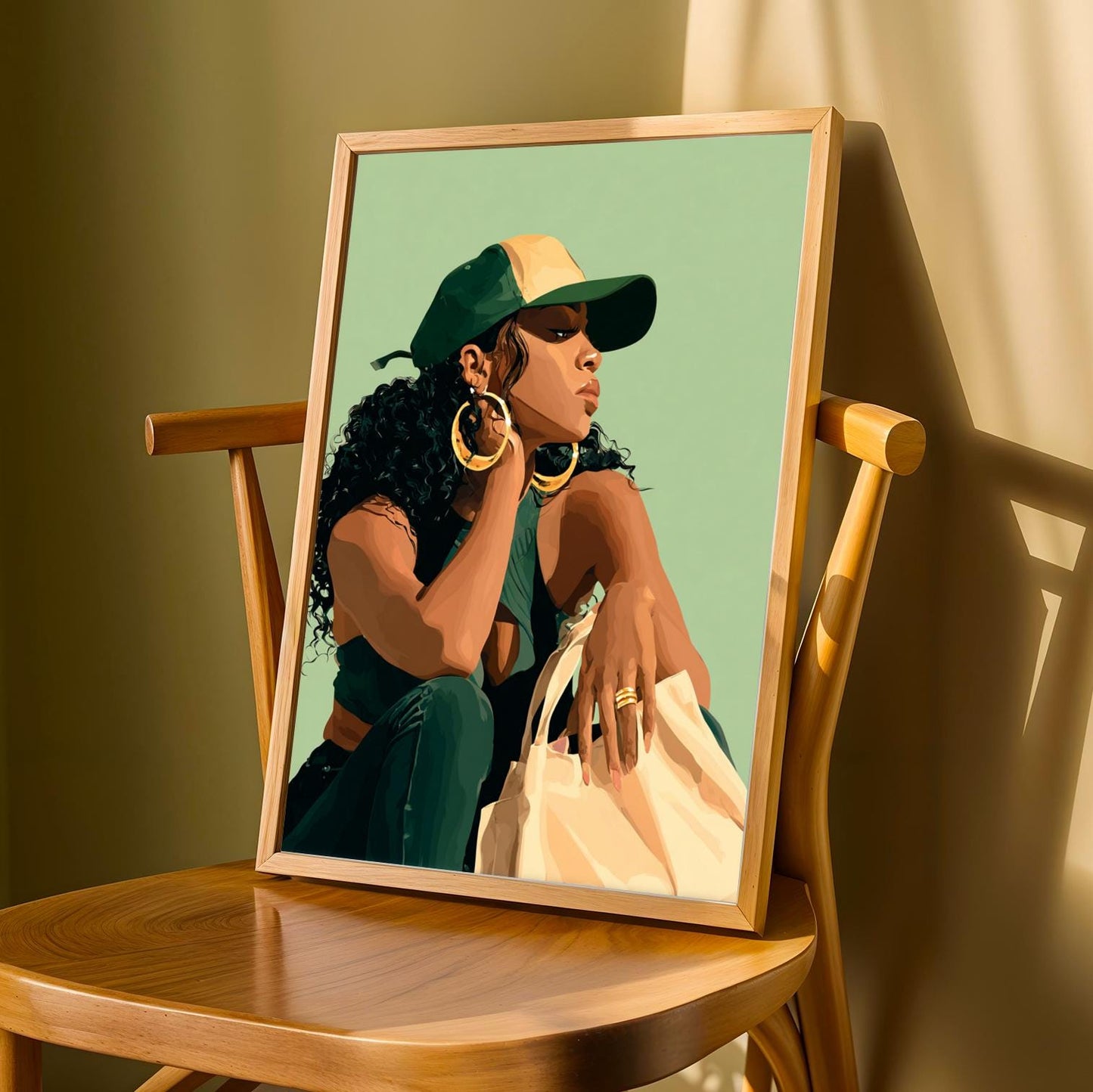 Chic Portrait Wall Art Print