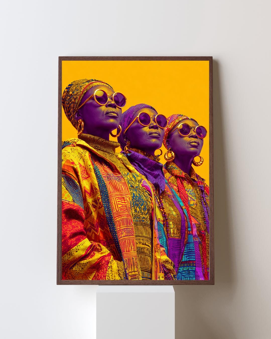 African Beauty Wall Art Print