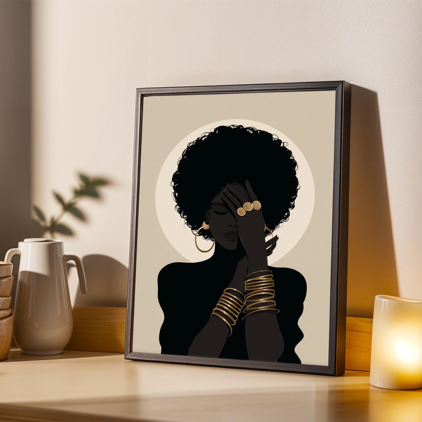 Grace Defined - Elegant Woman Wall Art Print Soluna Soul