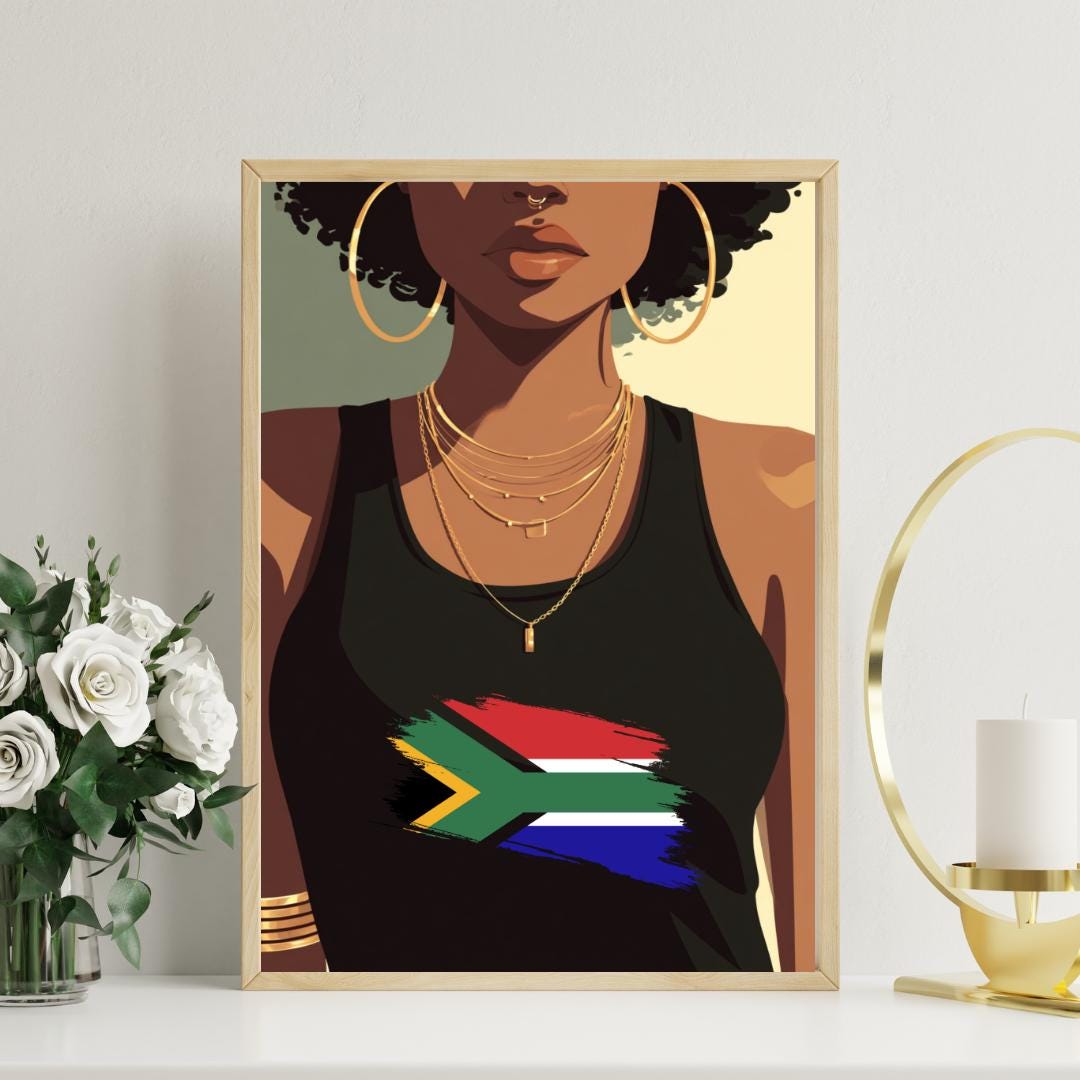 African Countries Wall Art Print