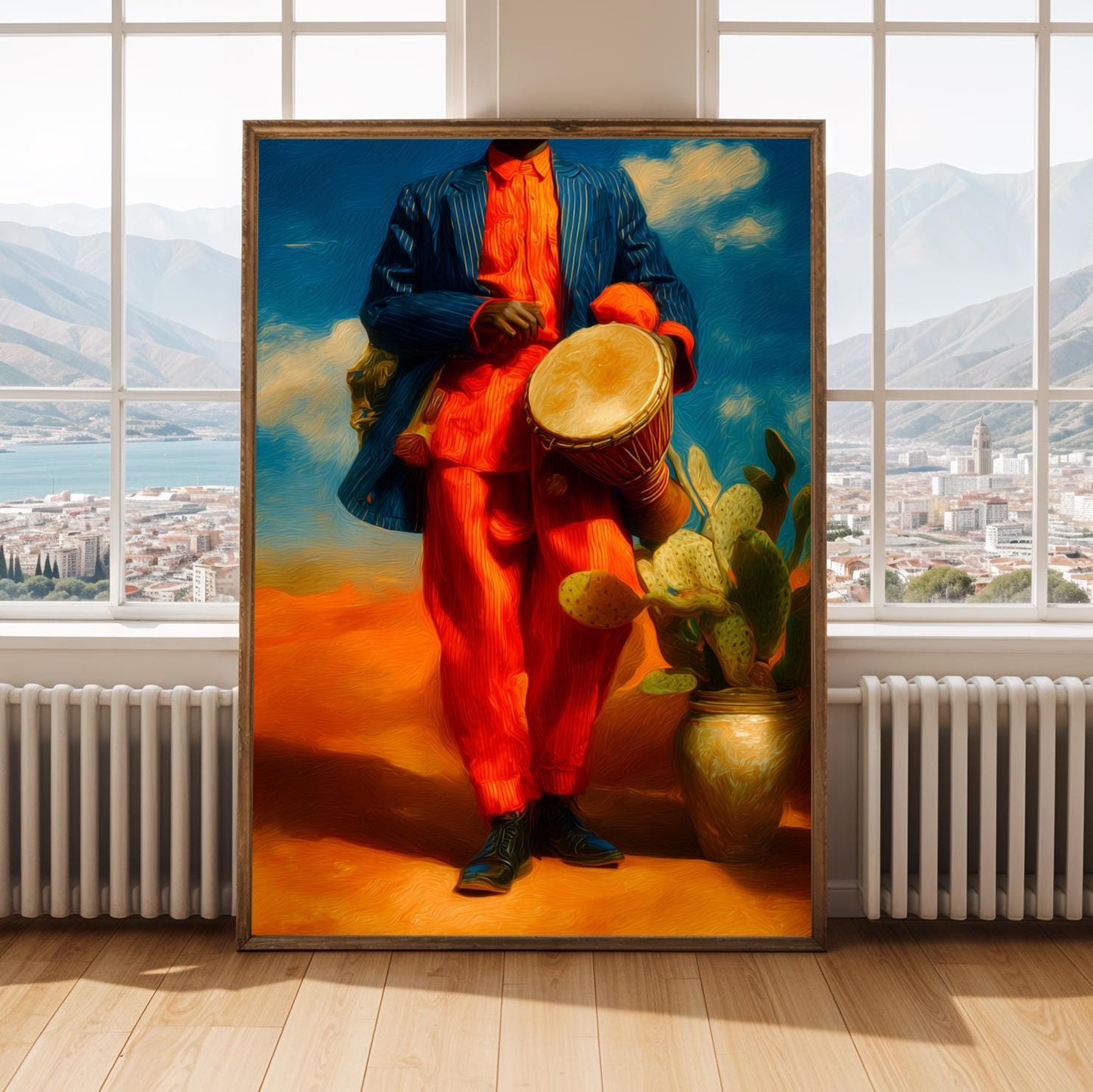 Nigerian Talking Drum Wall Art Print