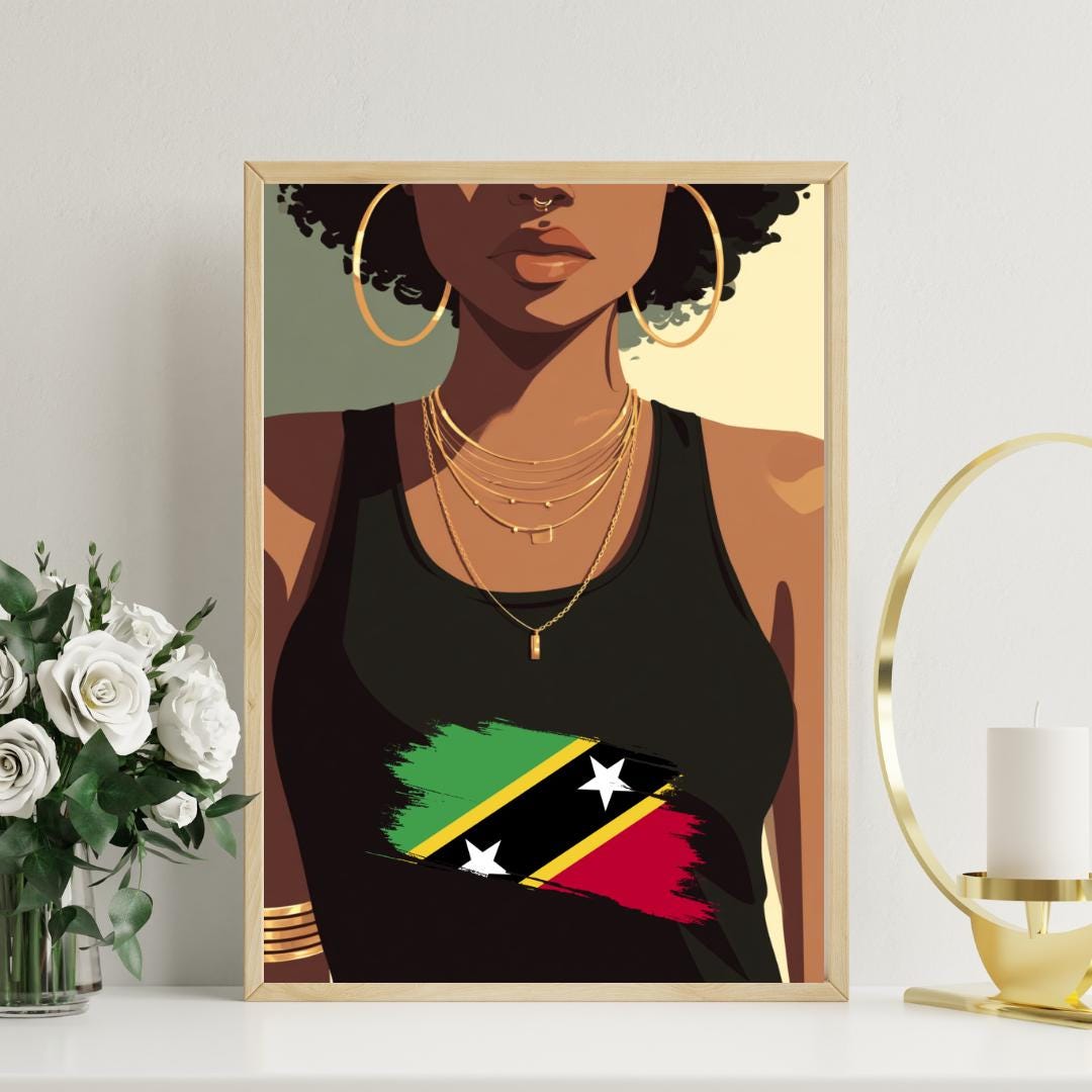 Caribbean Countries Wall Art Print