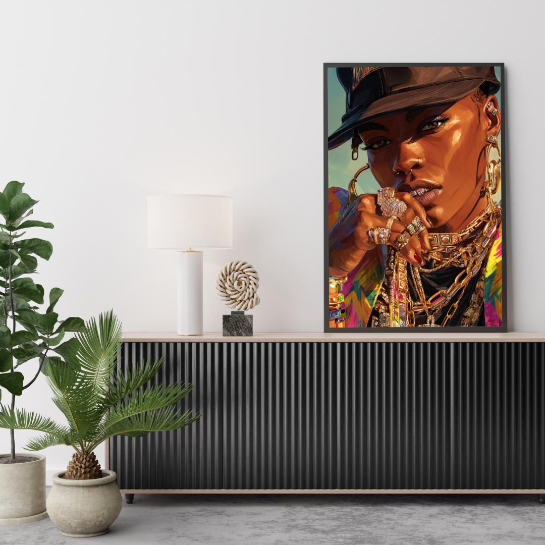 Bold and Confident Wall Art Print