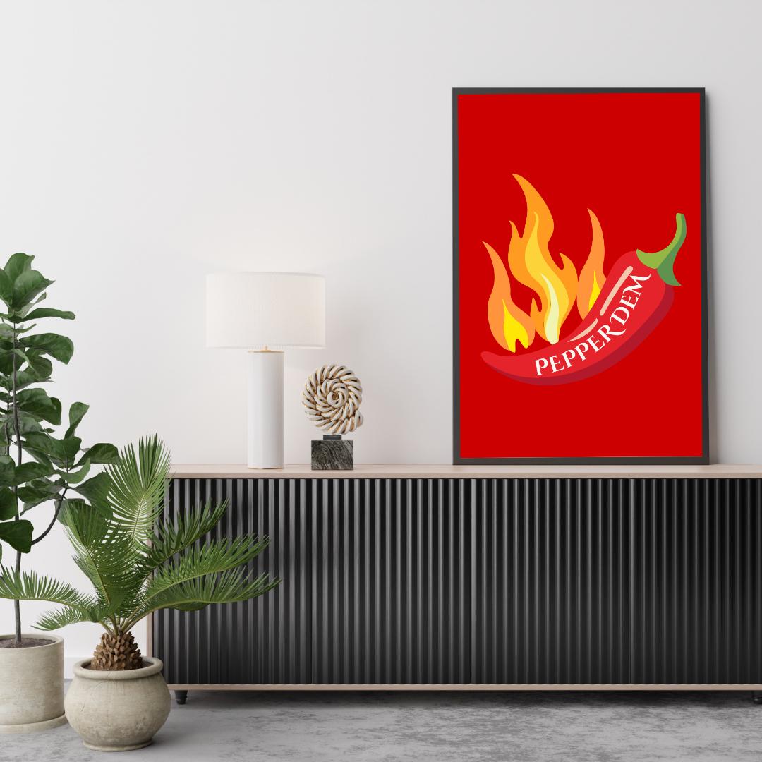 Pepper Dem Wall Art Print