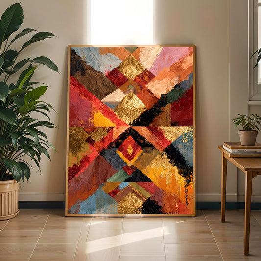 Abstract Wall Art Print Soluna Soul