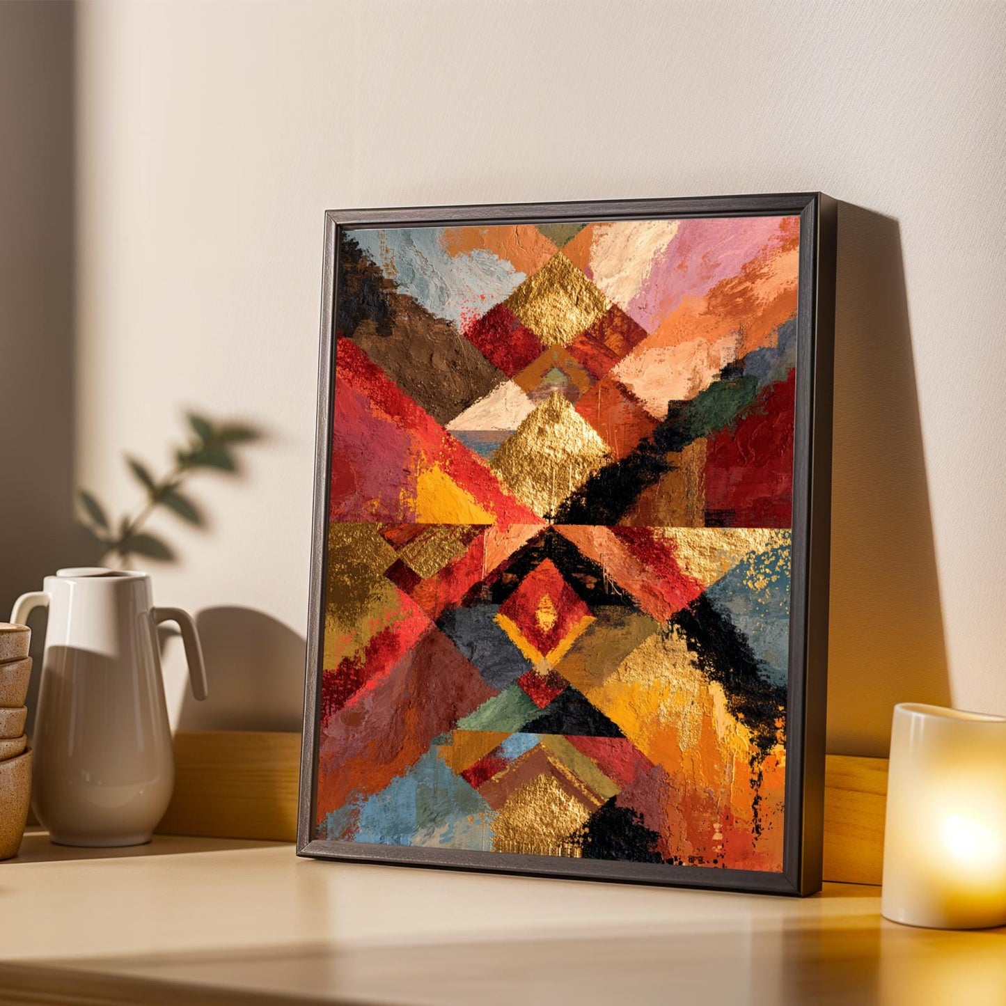 Abstract Wall Art Print Soluna Soul