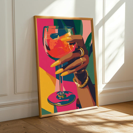 Cocktail Wall Art Print Soluna Soul