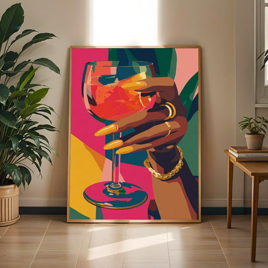 Cocktail Wall Art Print Soluna Soul