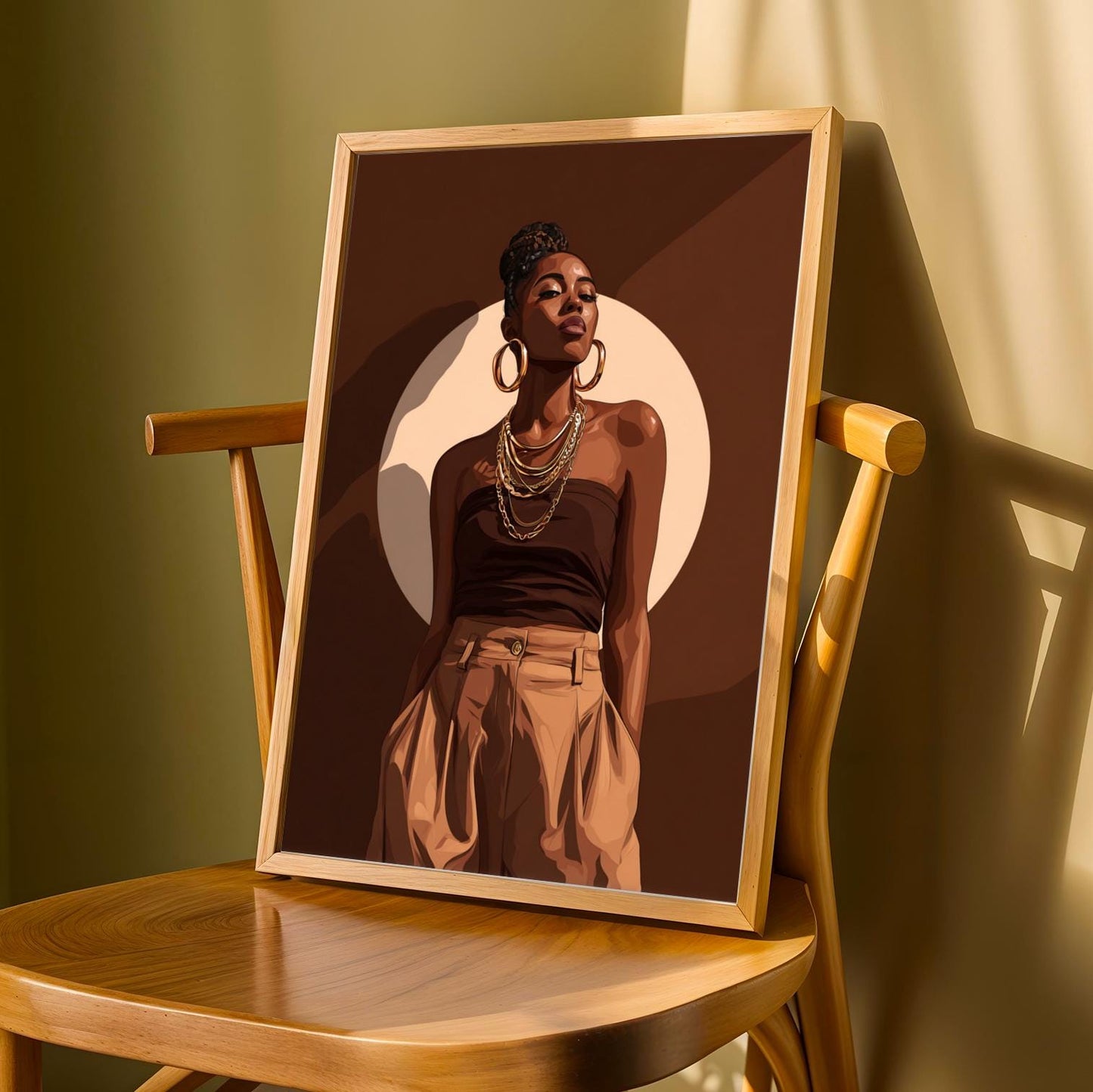 Grace Defined - Elegant Woman Wall Art Print