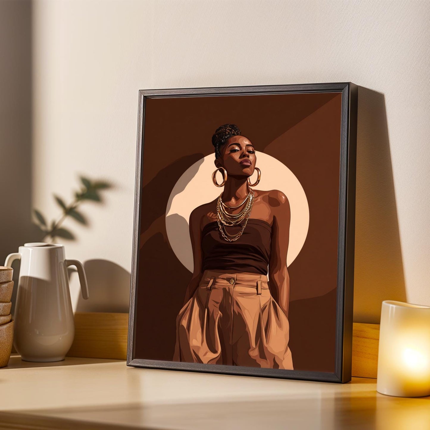 Grace Defined - Elegant Woman Wall Art Print