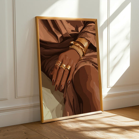 Grace Defined - Elegant Woman Wall Art Print