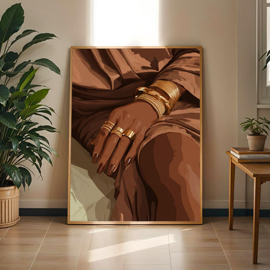 Grace Defined - Elegant Woman Wall Art Print Soluna Soul