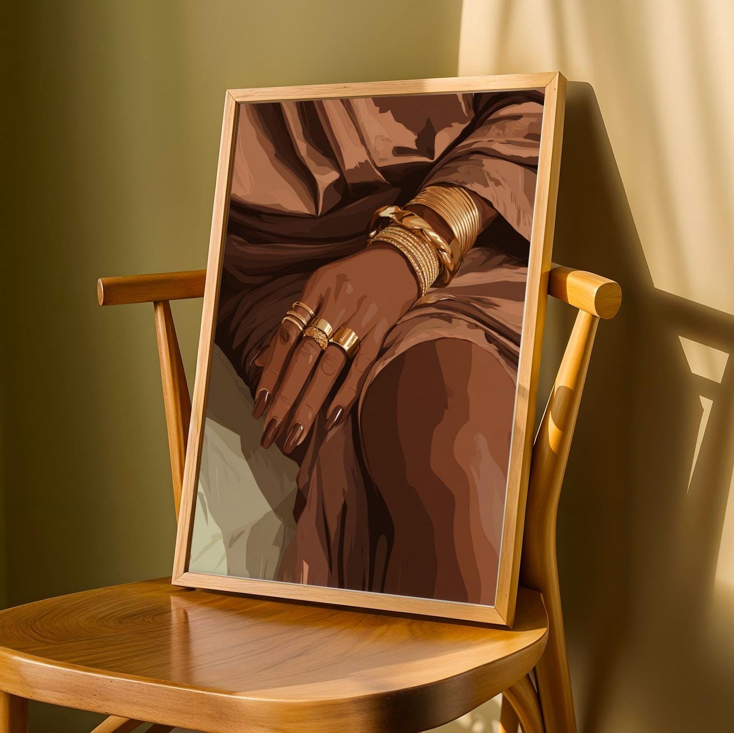 Grace Defined - Elegant Woman Wall Art Print