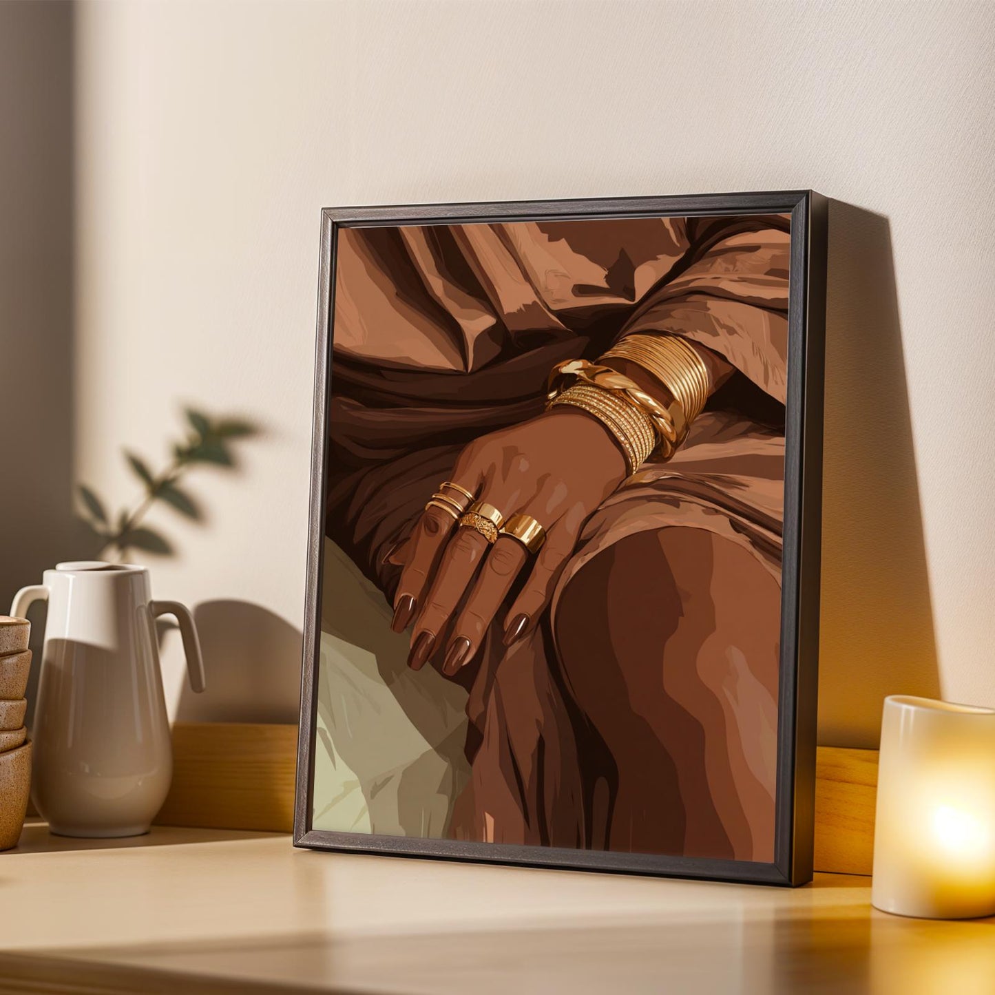 Grace Defined - Elegant Woman Wall Art Print