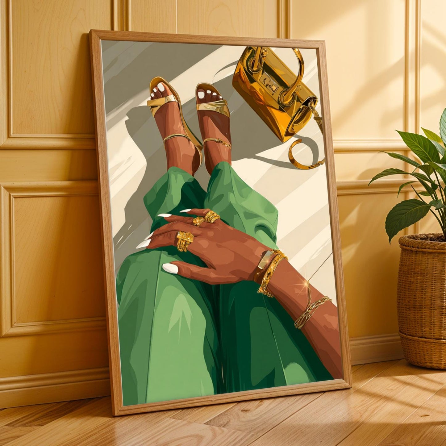 Grace Defined - Elegant Woman Wall Art Print