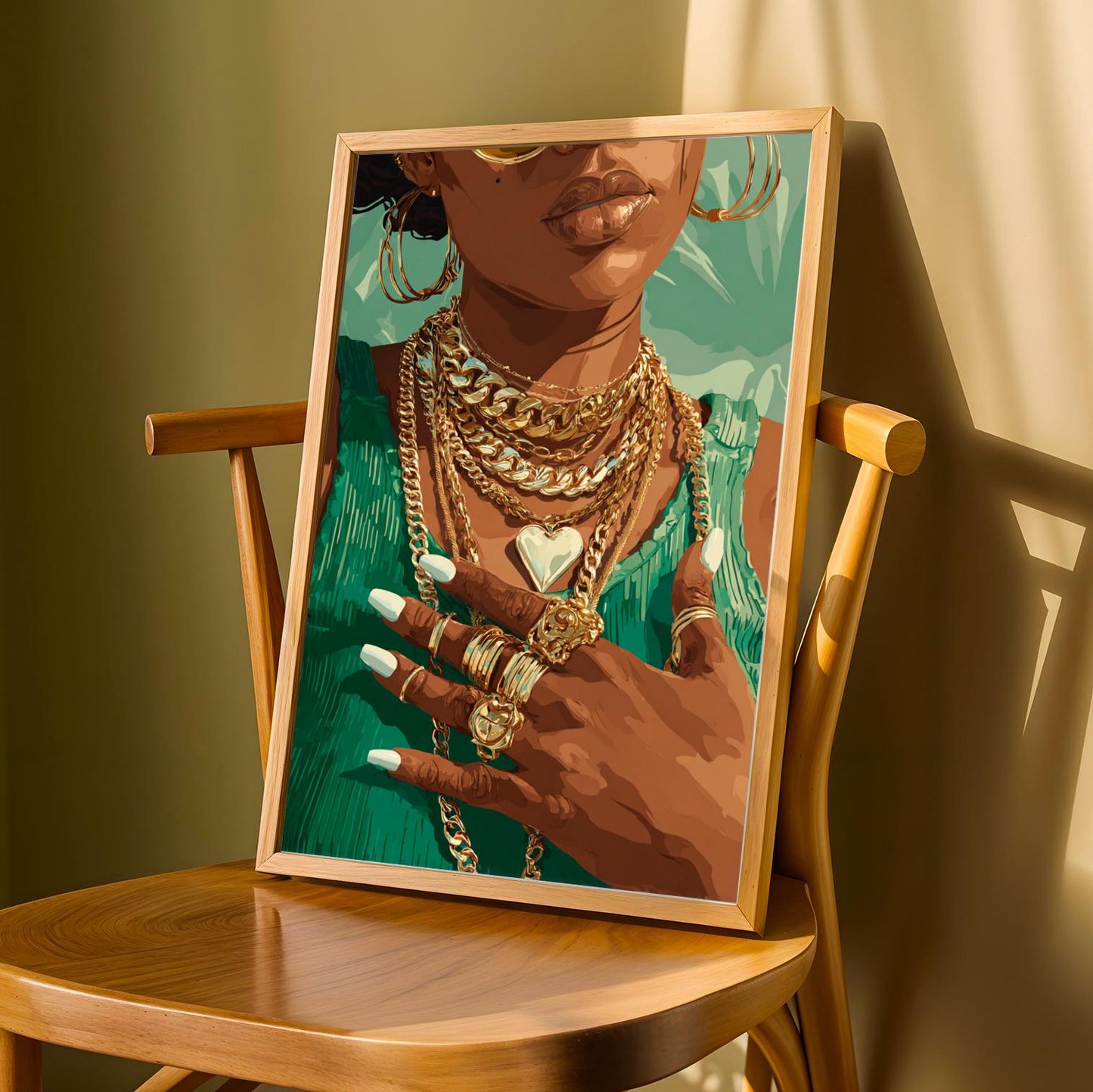 Grace Defined - Elegant Woman Wall Art Print