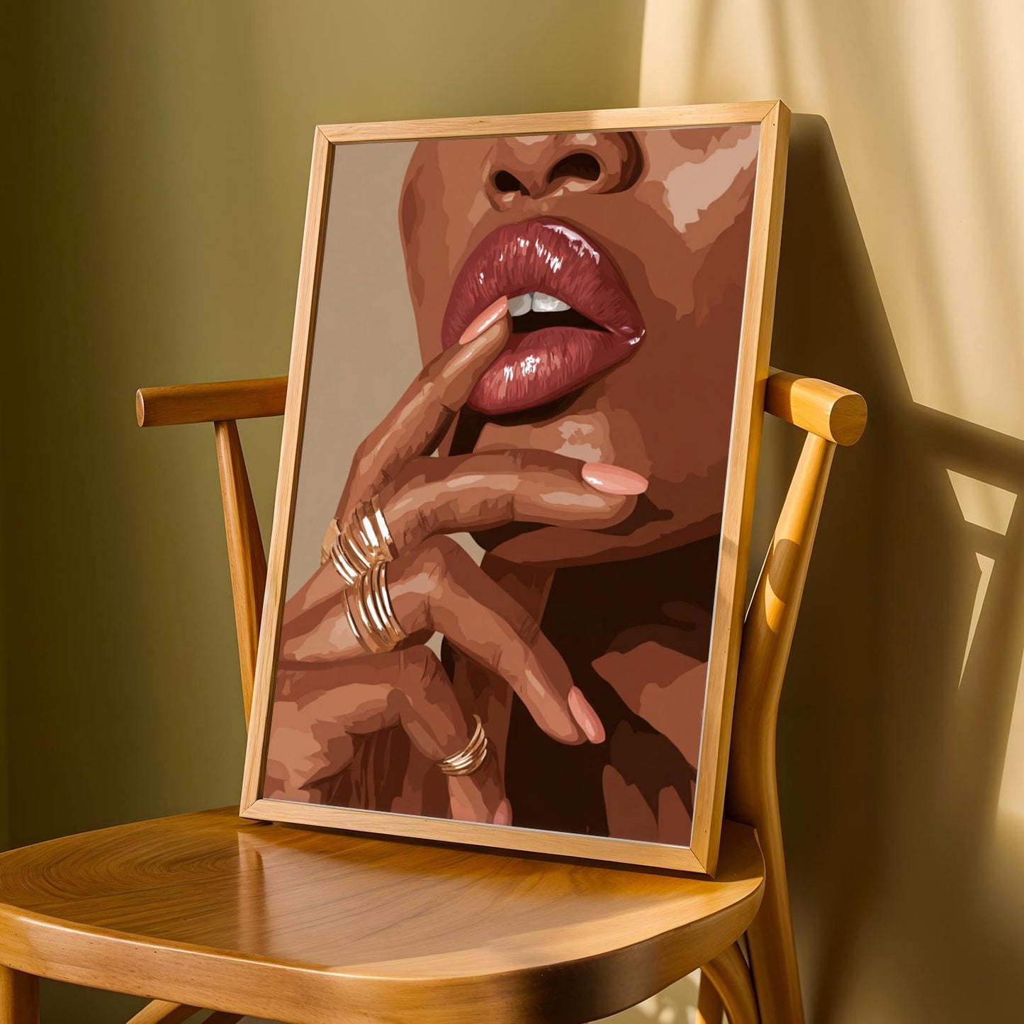 Grace Defined - Elegant Woman Wall Art Print