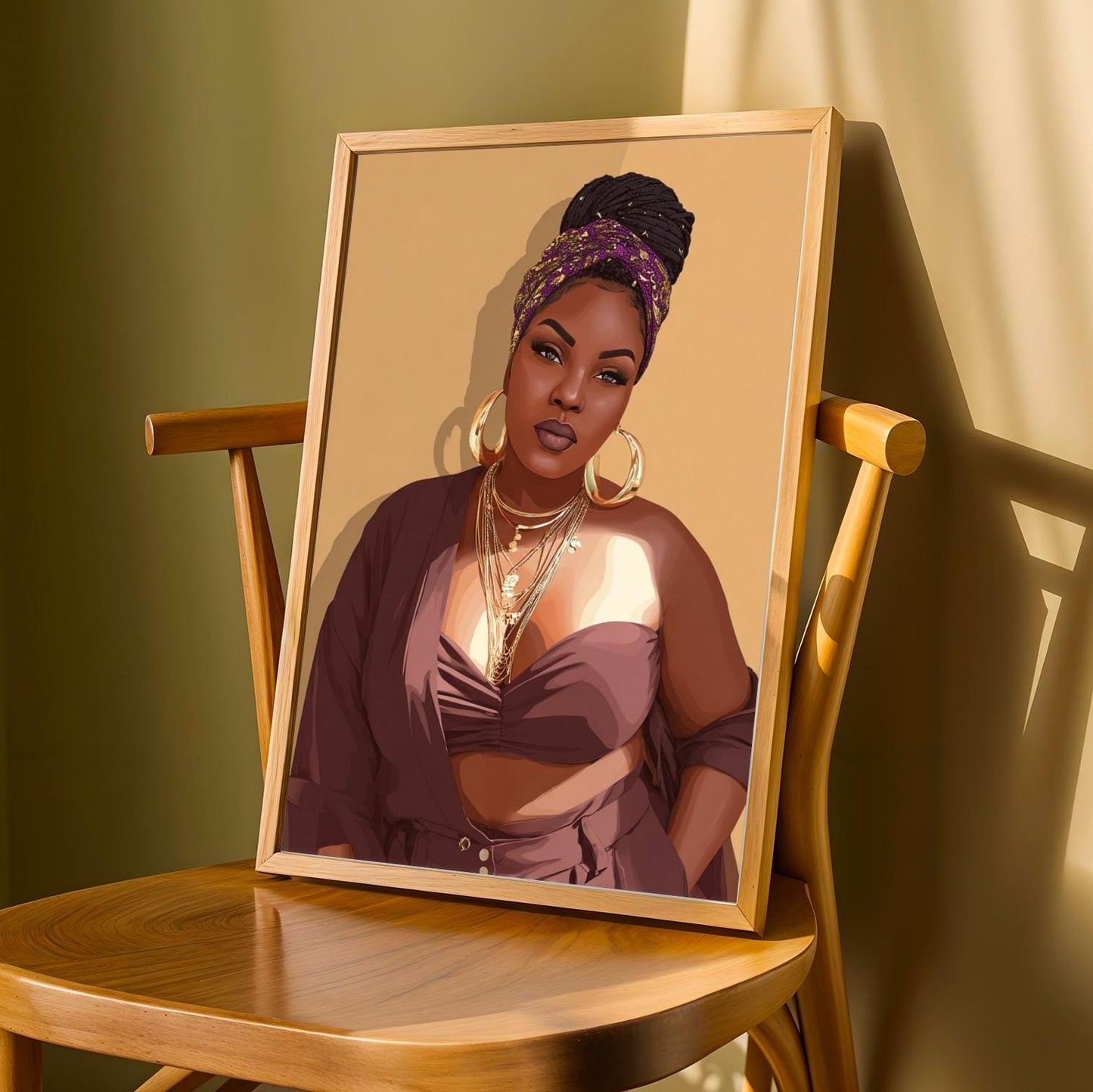 Grace Defined - Elegant Woman Wall Art Print